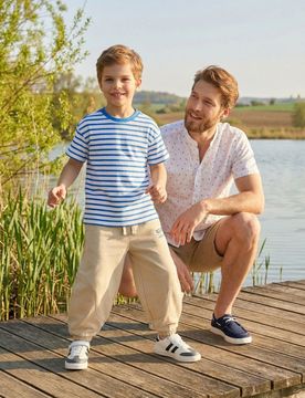 Pantaloni tuta modello balloon in French Terry - beige