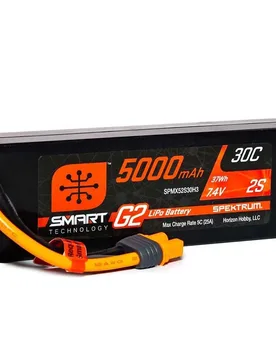 Batterie Smart Lipo G2 Hard Case Ic3 7.4v 5000mah 2s 30c Black One Size unisex - Spektrum - FashionsVida