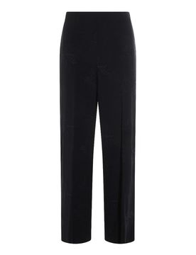 Twinset Pantaloni palazzo ricamati