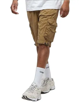 Pantaloni Corti Double Pocket Dark Sand S