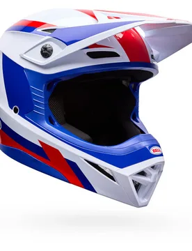 Casco Moto Cross Enduro MX-10 Mips DYNO Rosso Bianco taglia M - Bell - FashionsVida