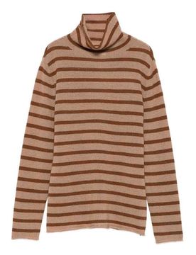 Be You Maglione in cashmere a righe