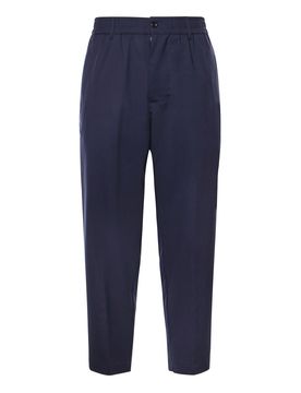 Pantaloni Astro in Gabardine di Misto Lana
