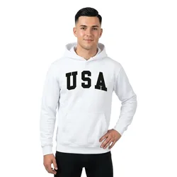 Mister Sweat à Capuche Usa White XL