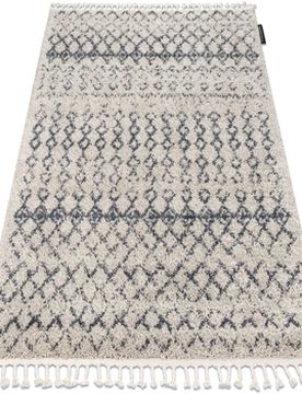 Teppiche Teppich Berber Agadir G0522 Sahne / Grau 80x150 Cm 80x150 Cm
