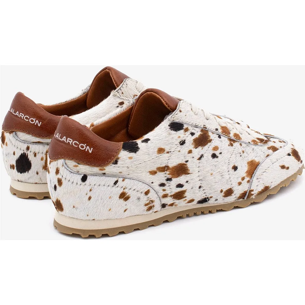 Zapatillas retro de piel de mujer cómodo, Kesia - Ángel Alarcón - FashionsVida