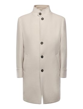 Eleventy Cappotto monopetto in lana