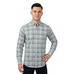 Camicia A Maniche Lunghe 118000 Grass Green M