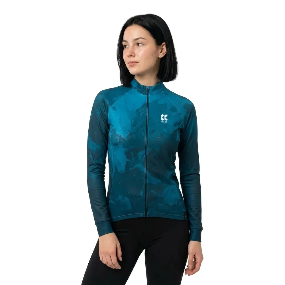Maglia A Maniche Lunghe Motion Z6 Forest Green - KALAS - FashionsVida