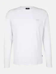 JEANS Basic Longsleeve Weiß 3XL
