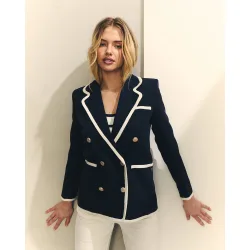Chaqueta de mujer estilo marinera
