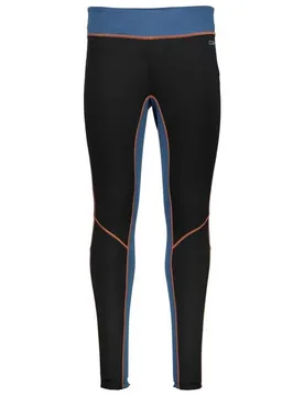 Leggings Long 38l4937 Nero / Maiolica 2XL - CMP - FashionsVida