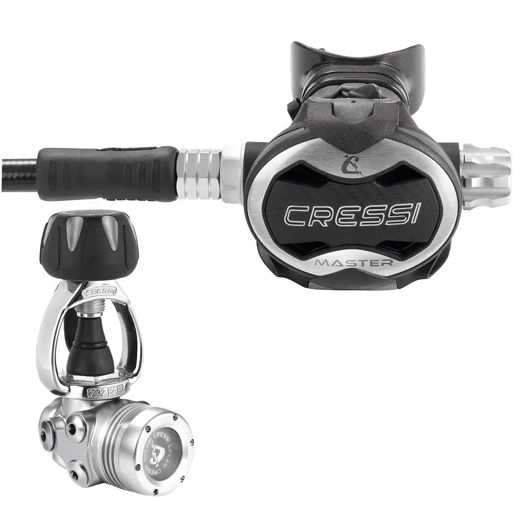 Set Di Regolatori Subacquei Master Chrome T10 Sc Int - Cressi - FashionsVida