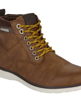 And Mens Denver Combo Ankle Boots (Capuccino) - Black/brown - Size Uk 11 - Jack & jones - FashionsVida