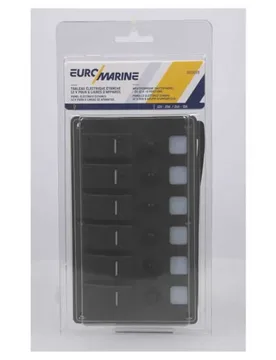 Circuit Breakers Electric Panel Black 191 x 114 mm unisex - Euromarine - FashionsVida