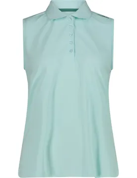 Polo Sleeveless Damen Poloshirt, türkis 36