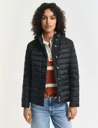 Lightweight Quilted Padded Puffer Jacket Black female