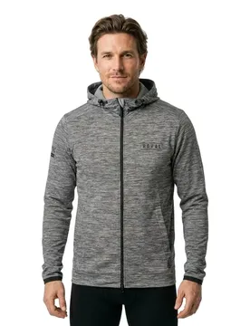 Felpa Con Cappuccio Quantum Tech Graphite Grey