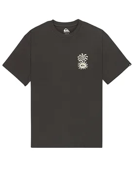Beachshirt da uomo Evo Blossom Of Peace blu M - Quiksilver - FashionsVida