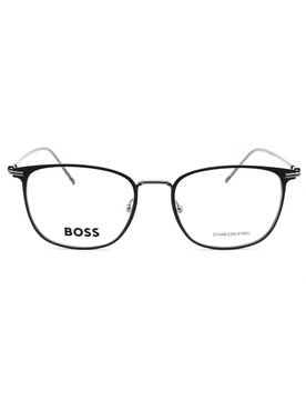 BOSS 1431 Eyeglasses Matte Blue Dark Ruthenium / Clear Lens