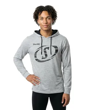 Sweat à Capuche Fast Grey Melange / Black L