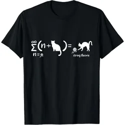 Cat String Theorie Math Physics Graphic Tee Funny Science Nerd Men's T-Shirt