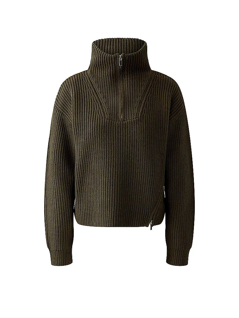 OUÍ Troyer Pullover olive 40 damen - Oui - FashionsVida
