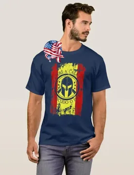 Come Home with My Shield. Distressed Spartan Helmet Spain Flag T-Shirt 100% Cotton O-Neck Short Sleeve Casual Mens T-shirt - Aliexpress - FashionsVida