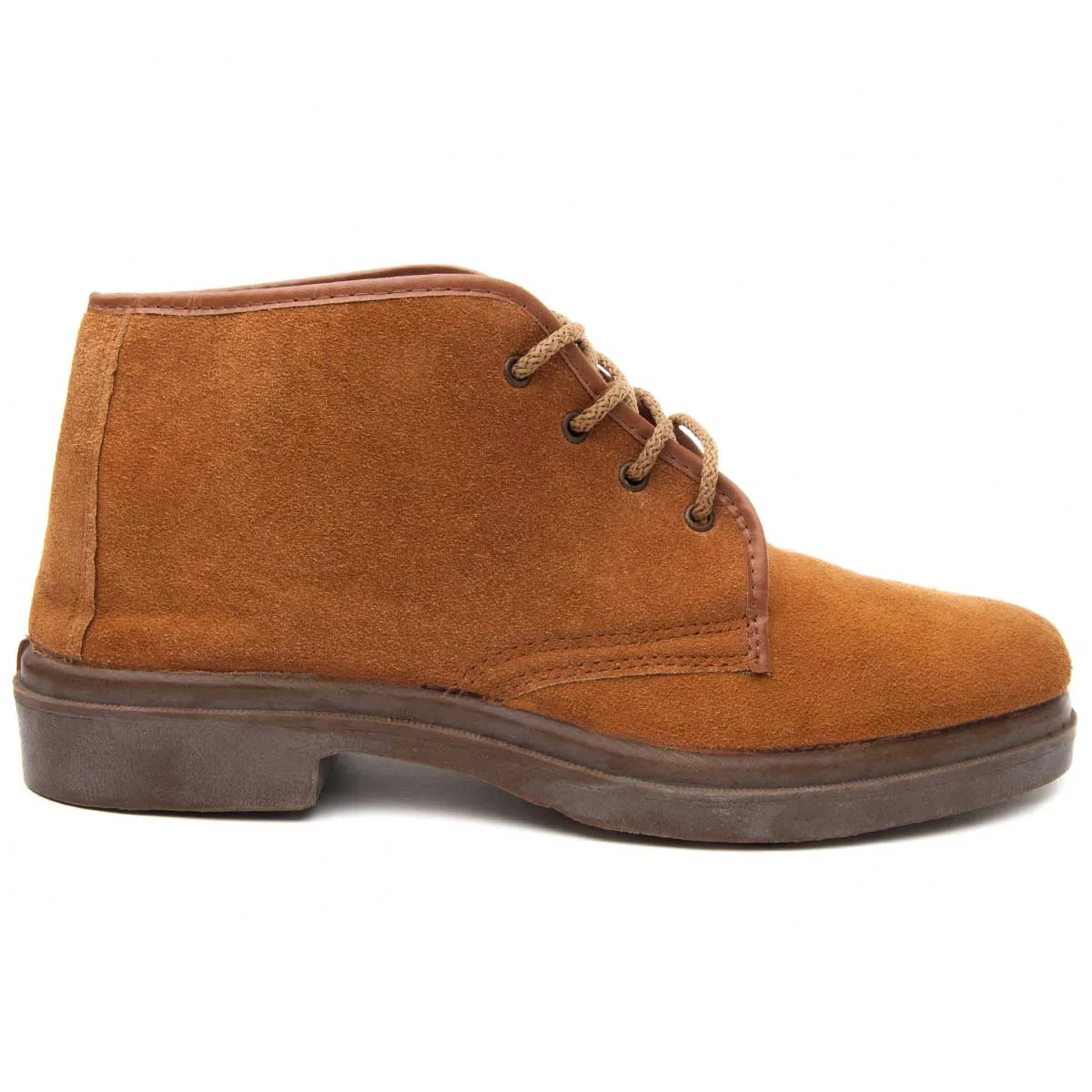 Unisex Quality Boot In Camel Leather - Size Uk 5 - Montevita - FashionsVida