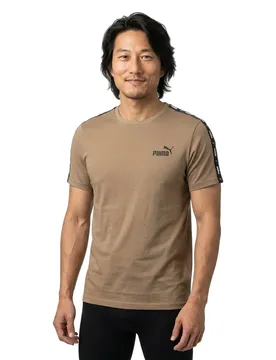 T-shirt à Manches Courtes Ess+ Tape Toasted M Homme