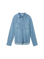 Blouse denim look female