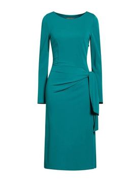 Midi-Kleid Damen Smaragdgrün 34,36 Damen