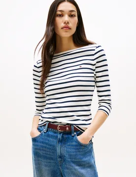 SLIM CODY BOAT-NK 3/4SLV female - M - FashionsVida