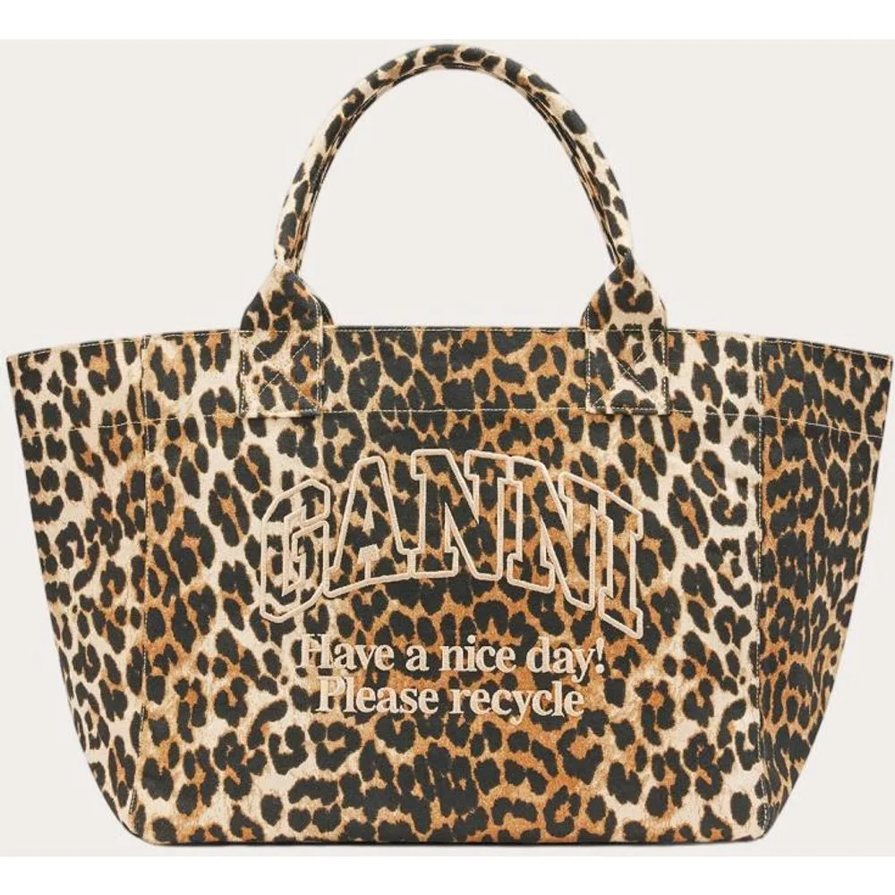 Ganni - Bolso shopping de algodón - Ganni - FashionsVida