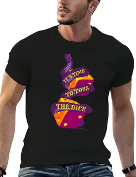 WHEEL OF TIME FAN ART TIME TO TOSS THE DICE T-Shirt Basic Solid Color Short Sleeve Cotton Top - Aliexpress - FashionsVida