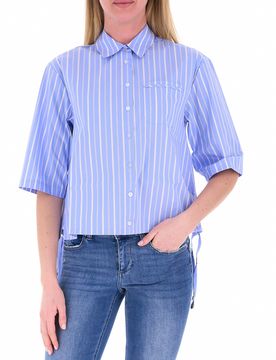 Camicia a righe LIU JEANS AZZURRO OXFORD 44