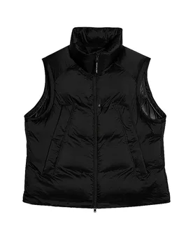 Gilet matelassé en duvet noir M - Y-3 - FashionsVida