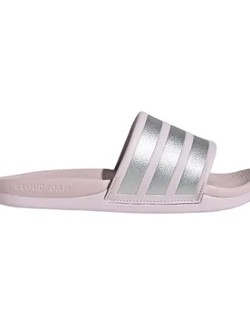 Adilette Comfort 2.0 Slides Almost Pink / Silver Met / Almost Pink UK 9 Women - Adidas - FashionsVida