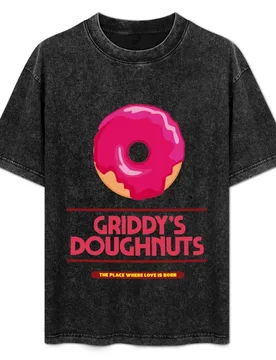 UMBRELLA ACADEMY: GRIDDYS DOUGHNUTS T-Shirt Large Size Soft Cotton T-Shirt - Aliexpress - FashionsVida