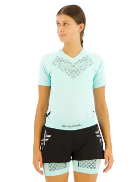 Twyce Run Short Sleeve T-shirt Clearwater / Black M Women - X-BIONIC - FashionsVida