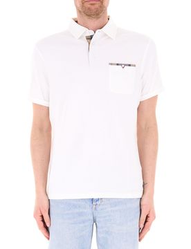 Polo con taschino BIANCO XL