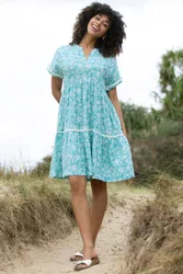 Womens Chilfrome 100% Organic Cotton Muslin Dress - - Size: XS