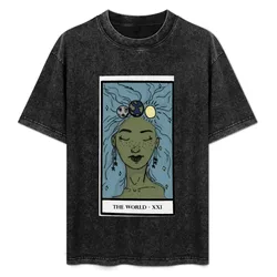 The World Tarot T-Shirt Plus Size Basic Cotton T-Shirt