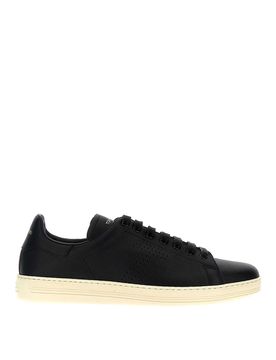 Tom Ford Sneakers in pelle con logo
