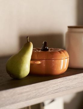 Ciotola con coperchio - arancione
