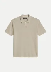Marc O' Polo Poloshirt aus reiner Bio-Baumwolle Beige L