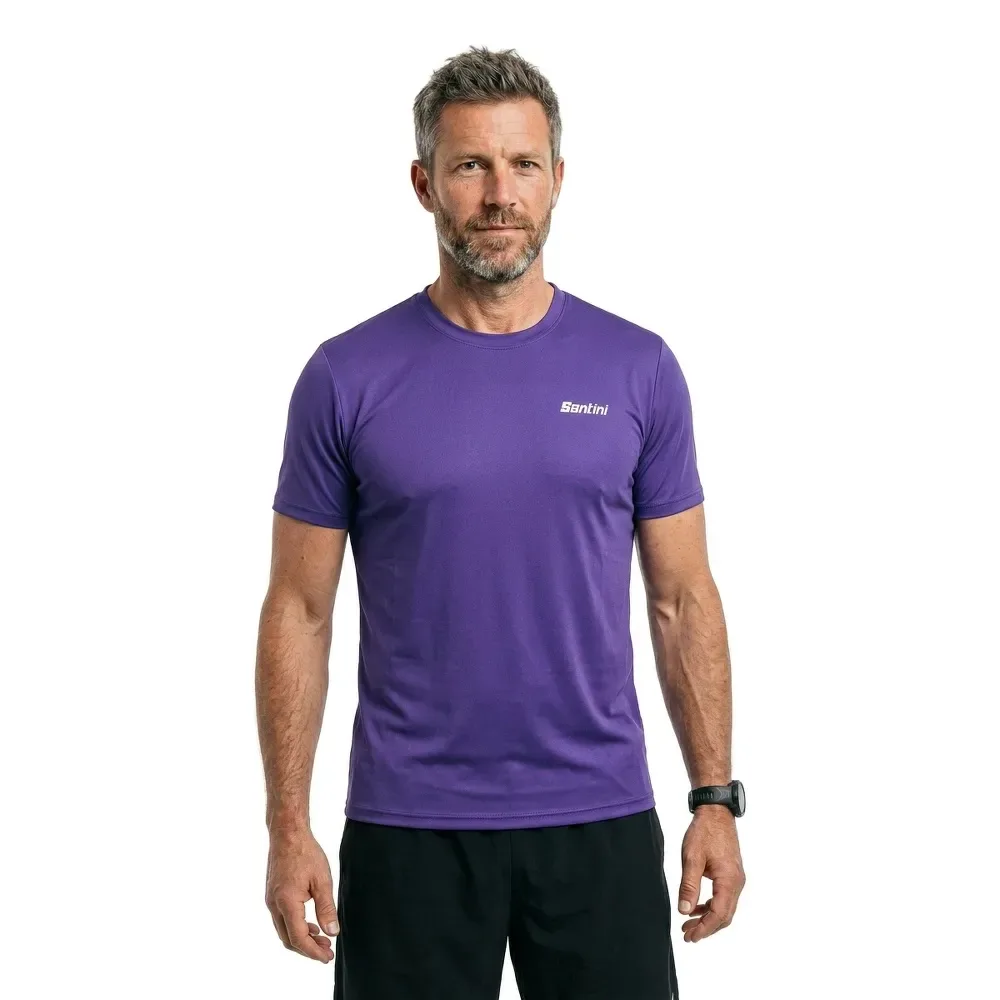 T-shirt à Manches Courtes Stream - Santini - FashionsVida