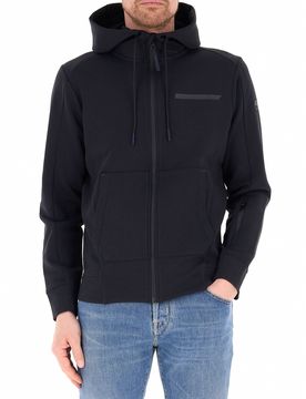 Felpa con cappuccio NERO L