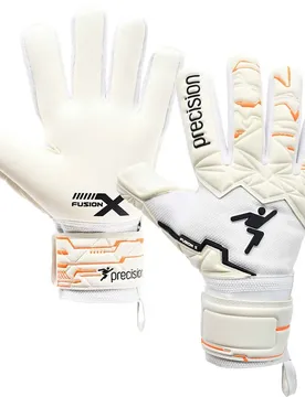 Gants De Gardien De But Junior Fusion X Pro Negative Contact Duo White / Fluo Orange / Black 7 unisex