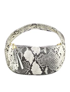 Faina Bolso de mano gris / negro